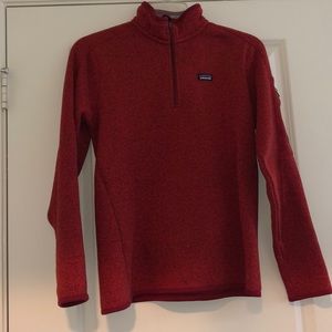 Patagonia Red Pull Over Size Large